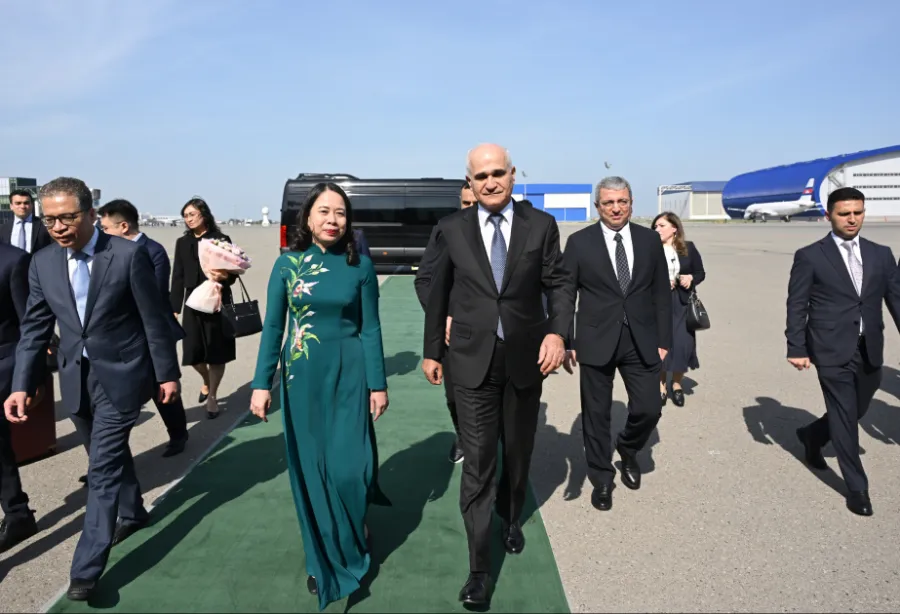 Vyetnamın Prezidenti Azərbaycana gəldi