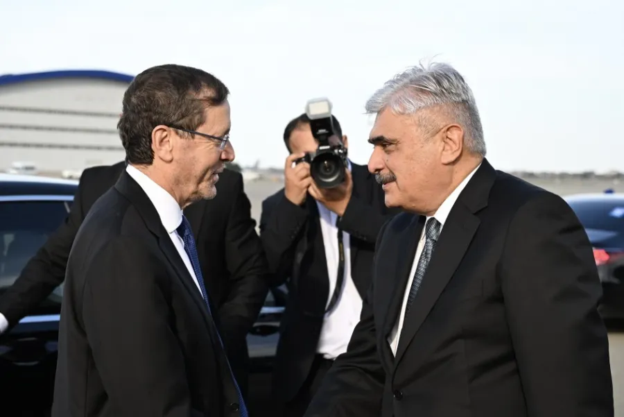 Israeli President Isaac Herzog arrives in Azerbaijan — 1