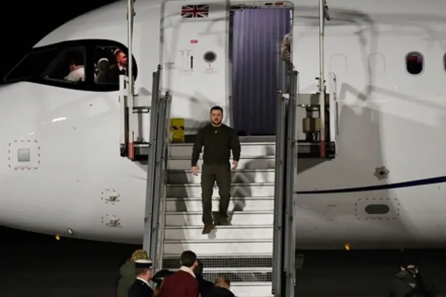 Zelenskyy visits the United Kingdom
