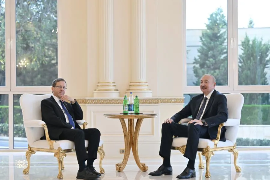 İlham Əliyev ilə İsrail Prezidenti arasında görüş oldu