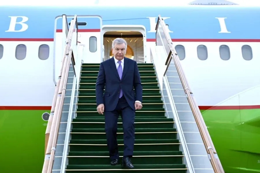 President of Uzbekistan arrives in Azerbaijan — PHOTO