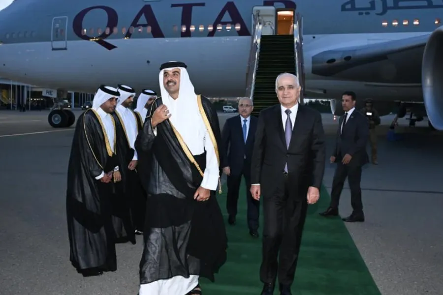 Qətər Dövlətinin Əmiri Azərbaycana səfərə gəldi