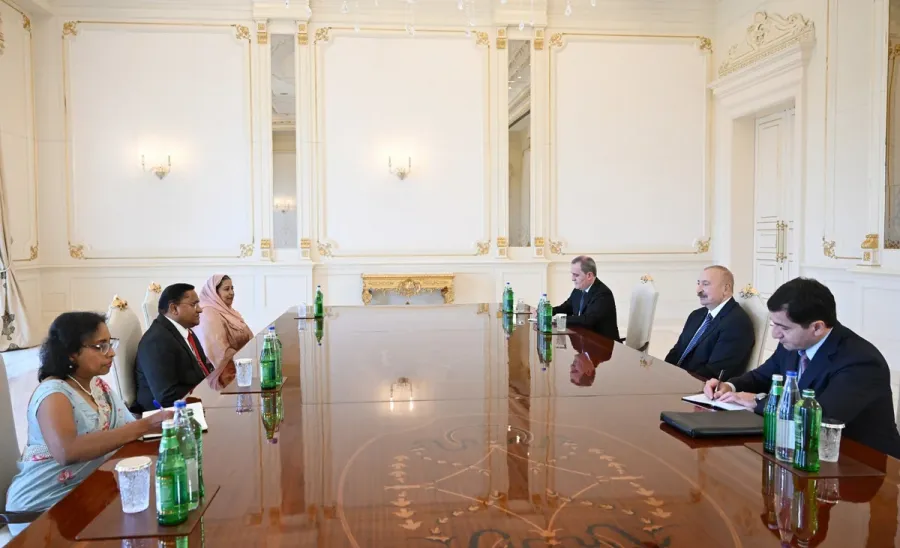 President Ilham Aliyev received Sri Lankan Minister of Foreign Affairs, Foreign Employment and Tourism