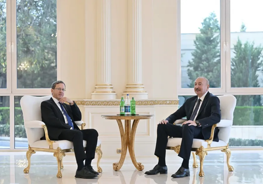 President Ilham Aliyev met with President of Israel