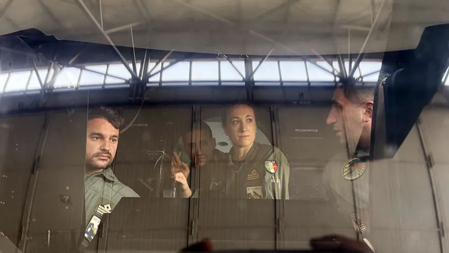 Bir qrup italiyalı hərbçi Azərbaycana gəldi - FOTOLAR — 4