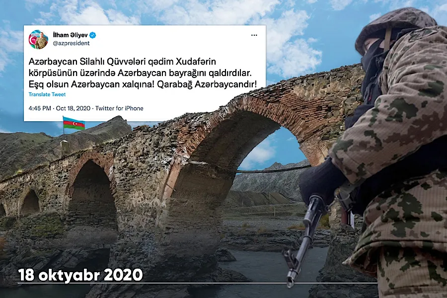 Vətən müharibəsinin 22-ci günü: Xudafərin körpüsü azad edildi