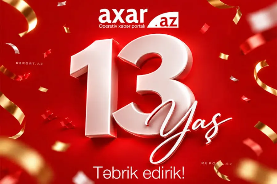 "Axar.az"ın fəaliyyətə başlamasından 13 il ötür