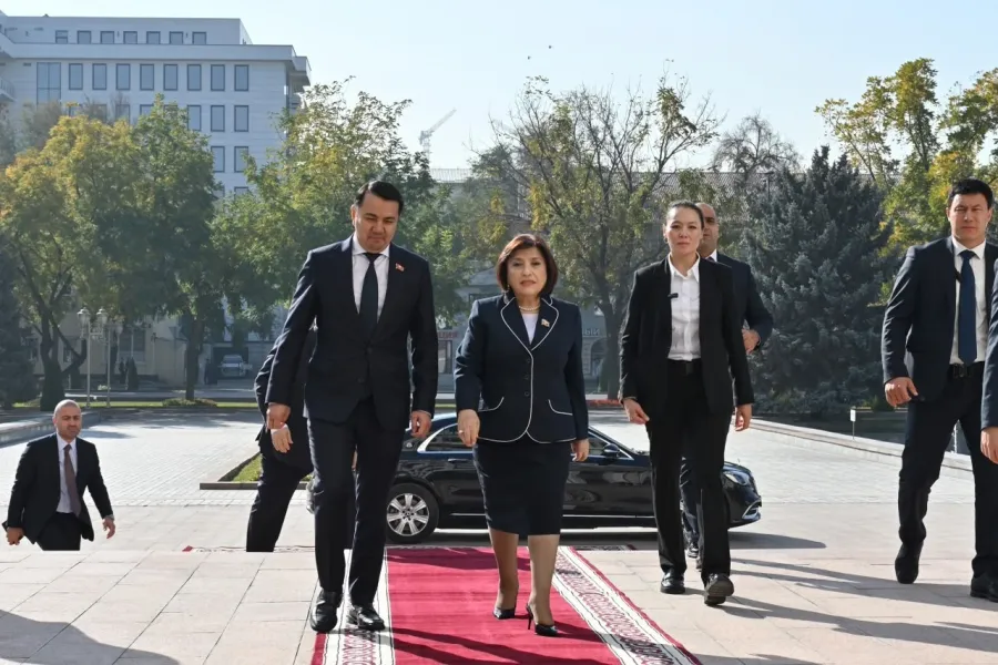 Sahibə Qafarova Qırğızıstan parlamentinin sədri ilə görüşdü - FOTO — 1