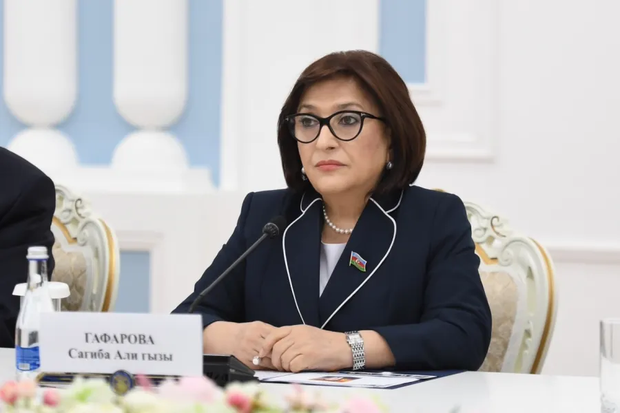Sahibə Qafarova Qırğızıstan parlamentinin sədri ilə görüşdü - FOTO — 4