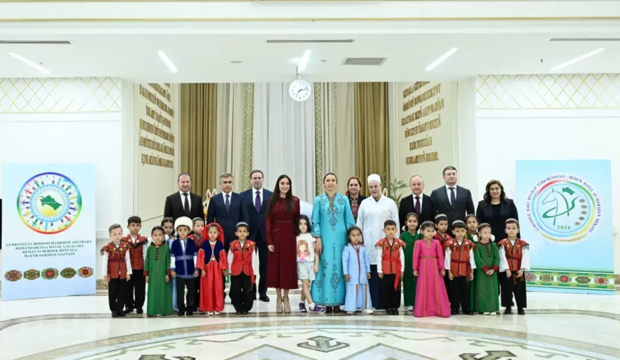 Təbiətin qorunmasından uşaqların sağlamlığınadək - Leyla Əliyevanın Türkmənistan səfərinin DETALLARI — 1