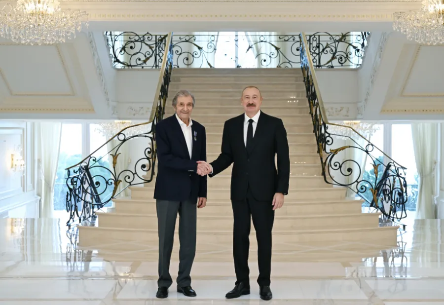 Prezident “İstiqlal” ordenini Fərhad Xəlilova təqdim etdi - FOTOLAR — 1