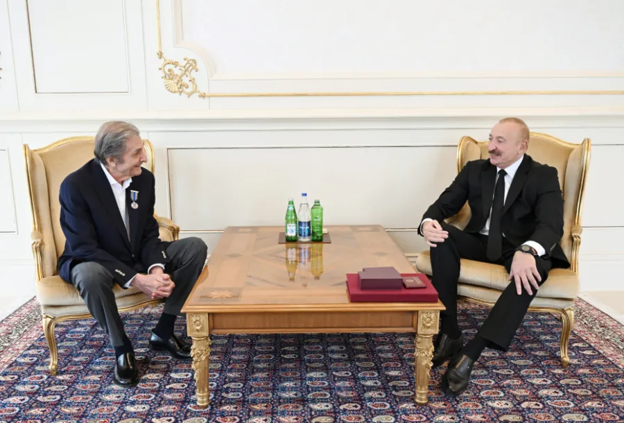 Prezident “İstiqlal” ordenini Fərhad Xəlilova təqdim etdi - FOTOLAR — 6