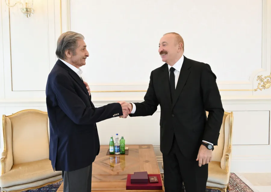 Prezident “İstiqlal” ordenini Fərhad Xəlilova təqdim etdi - FOTOLAR — 8