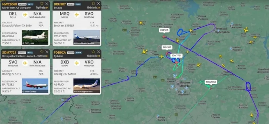 Dronlar Moskvada bütün hava limanlarını bağladı — 2