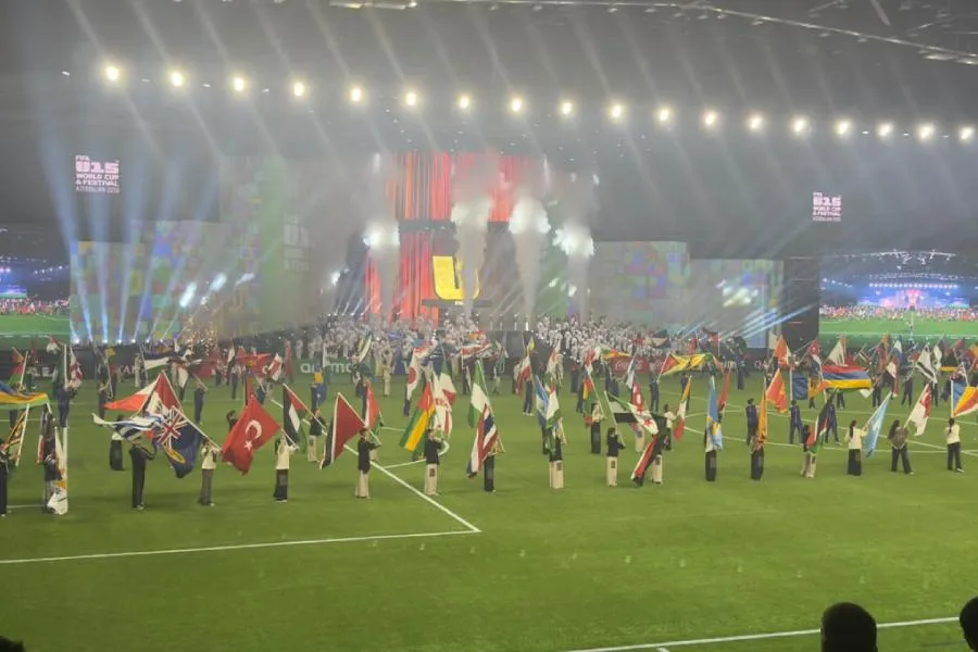FIFA U-15 Dünya Çempionatı: 189 ölkənin bayrağı Bakı Kristal Zalında dalğalandı - VİDEO