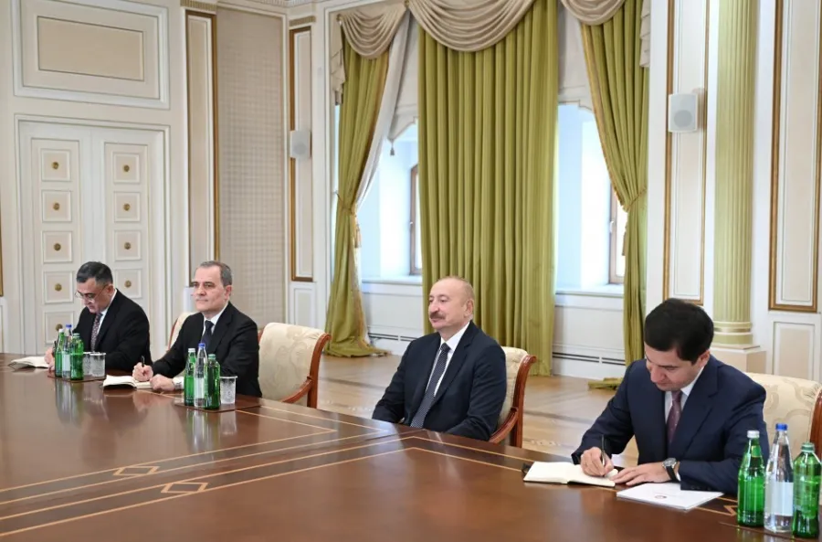 Prezident qəbul keçirdi - FOTOLAR — 1