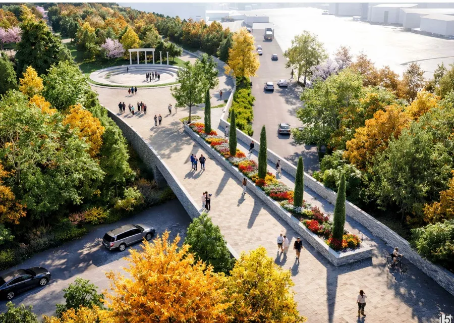 Bakıda yeni park salınır - FOTOLAR — 2