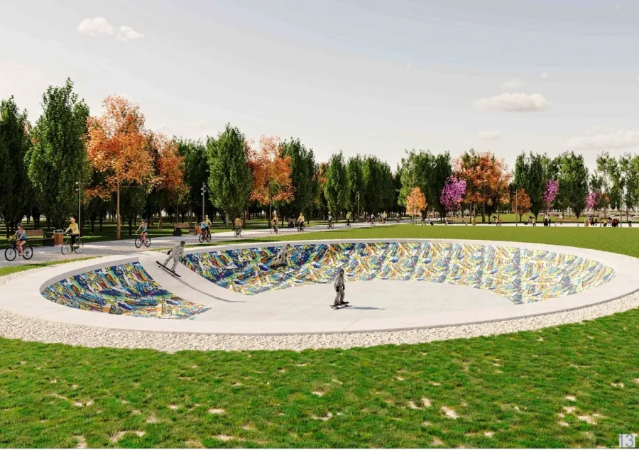 Bakıda yeni park salınır - FOTOLAR — 4