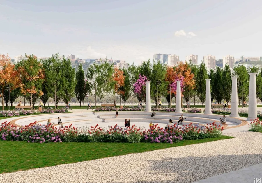 Bakıda yeni park salınır - FOTOLAR — 5