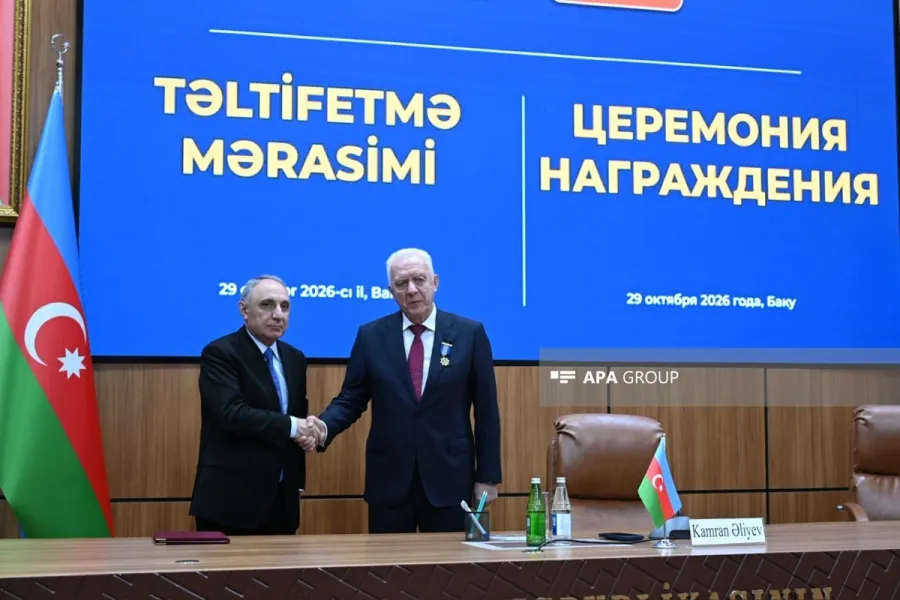 Rusiya Baş prokuroru Azərbaycanda təltif edildi