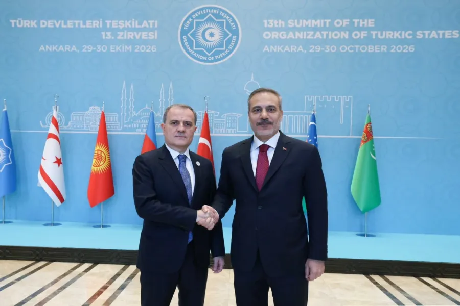 Ceyhun Bayramov Ankarada Hakan Fidanla görüşdü