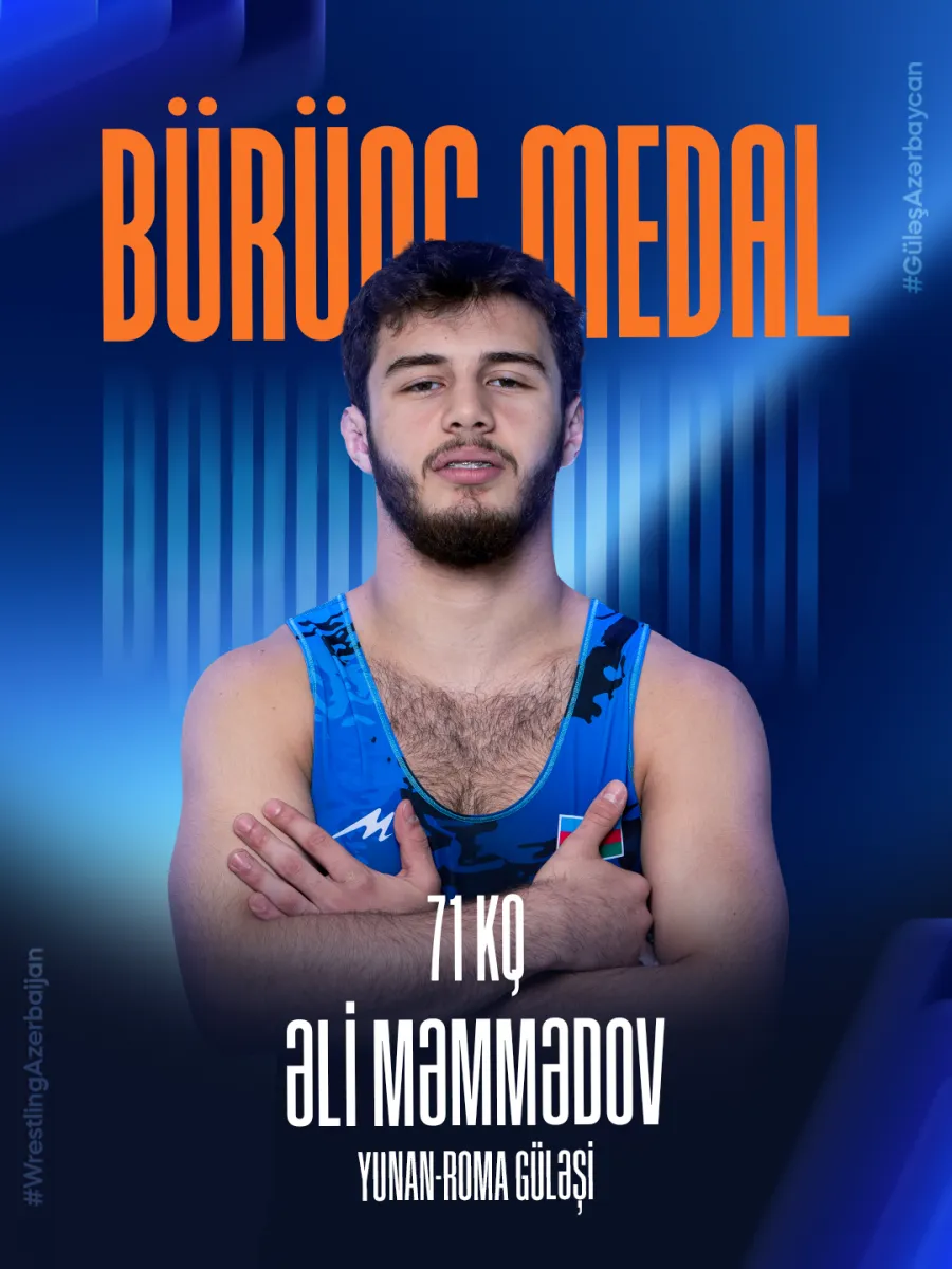 Azərbaycan güləşçiləri Avropada 7 medal qazandı — 5