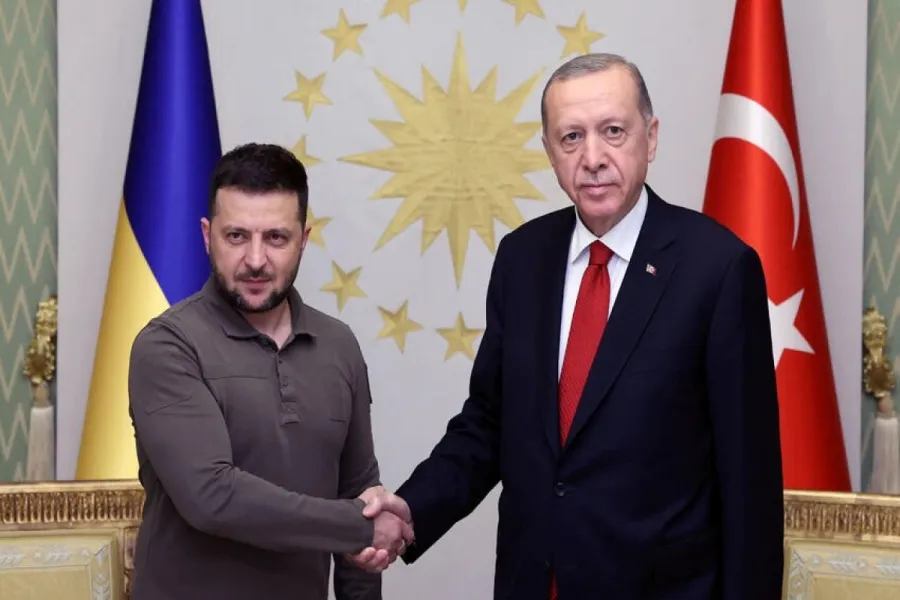 Ərdoğan Zelenskini qəbul etdi